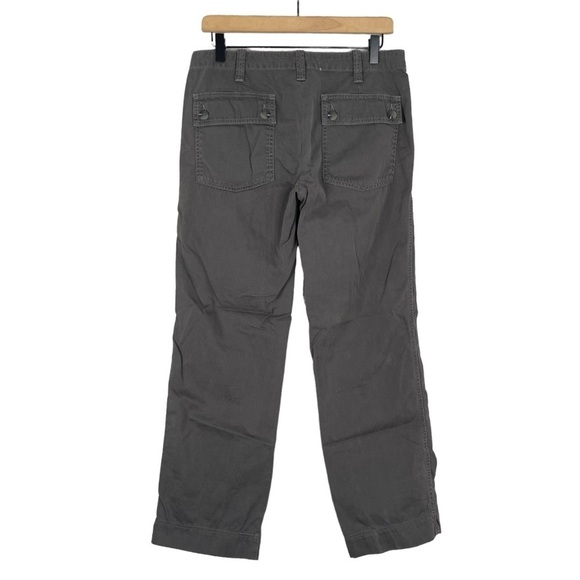 Vince Fatigue Pant 27 High Rise Straight Leg Cotton Utility Gray - Picture 5 of 8
